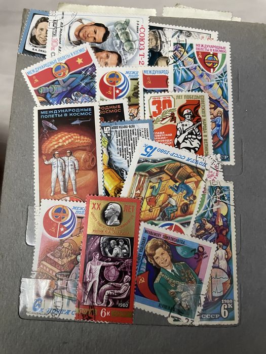 Марки разные. Филателия