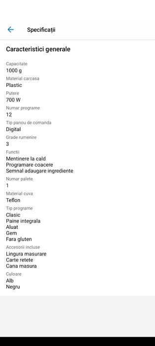 Masina de paine Tefal Pain Doré PF210138