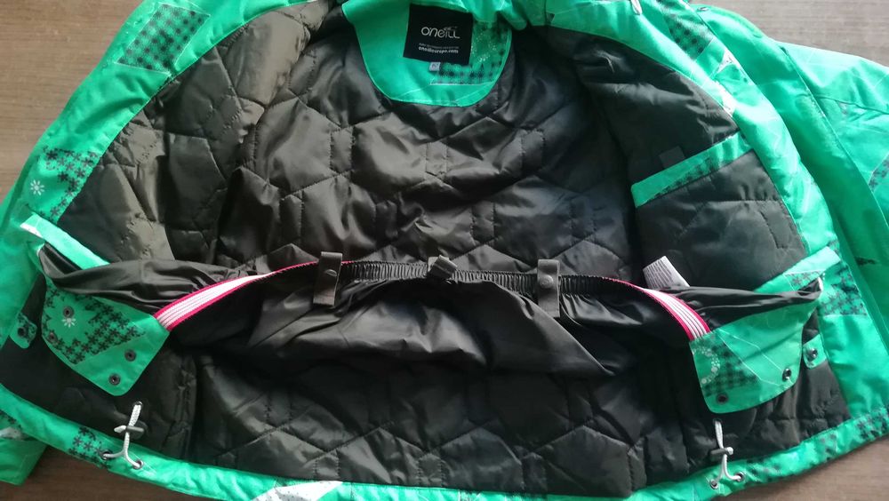 Детско яке за ски/сноуборд O'NEILL,152см-12г,зелено,ново,Oneil,Онийл