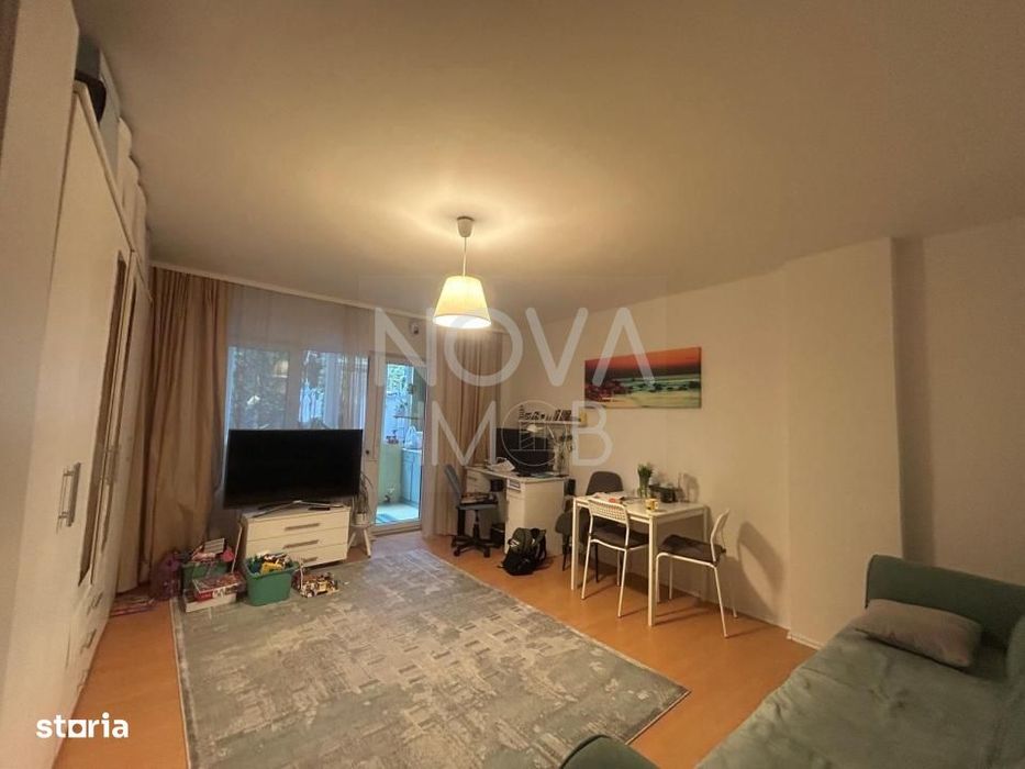 Apartament cu 1 camera, etaj intermediar, mobilat si utilat