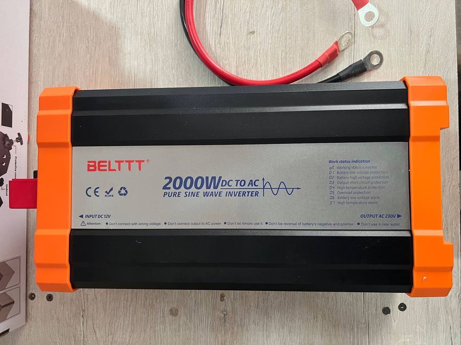 Инвертор 12В 3000W, чистый синусоида, Invertor 12V