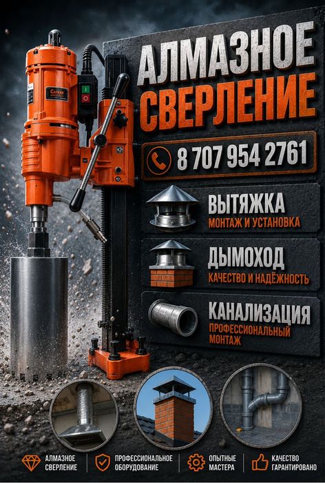 Алмазние сверлене