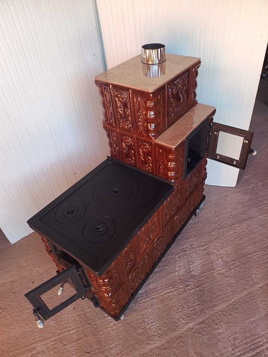 Soba de teracota cu plita de gatit 4 randuri - direct producator