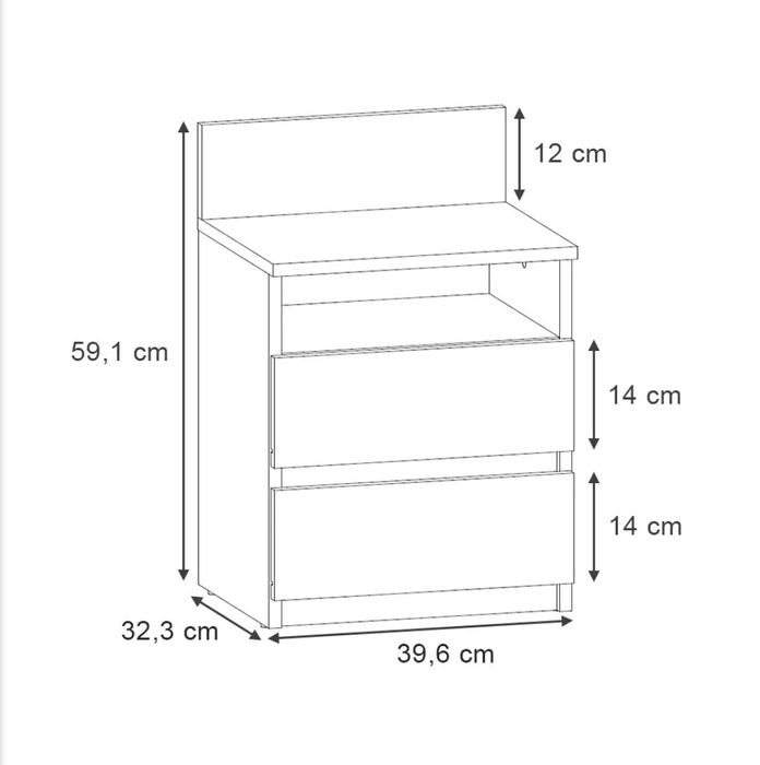 Нощно шкафче Vicco 5799