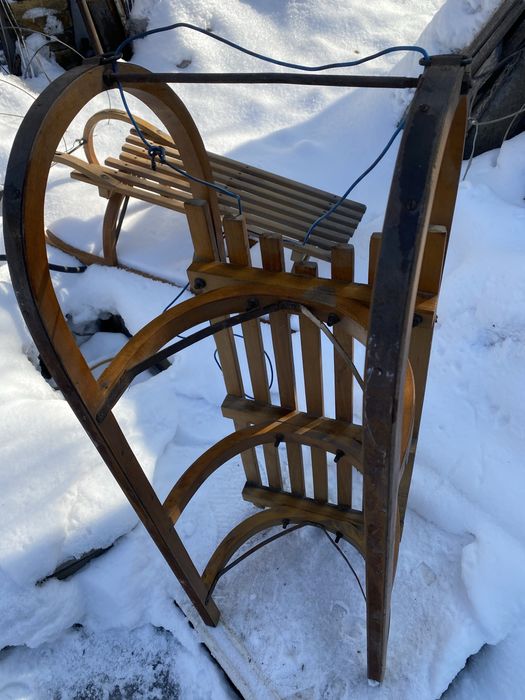 Сани деревянные для взрослых