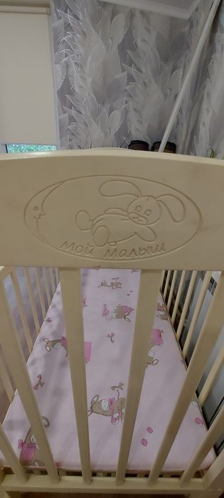 Манеж детский из натурального дерева