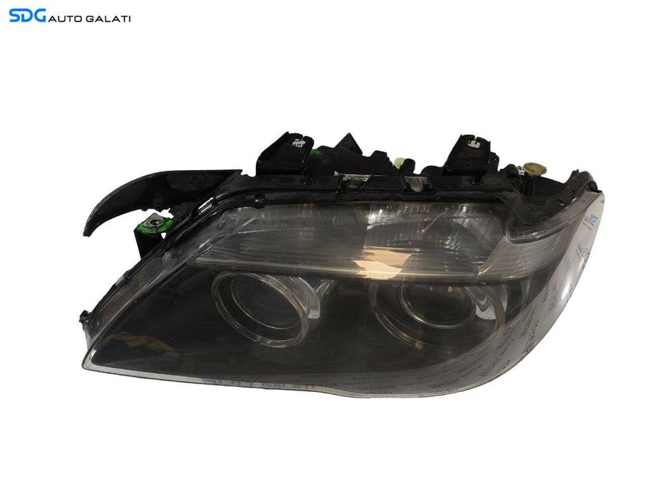 Far Stanga cu Lupa Xenon si Droser Complet EUROPA BMW Seria 7 E65 E66 Facelift FL 2005 - 2008 Cod 6937241 (Ureche Reparata) [LS0337]