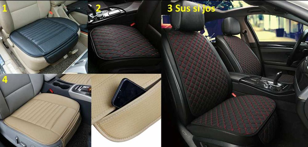 Husa universala auto crem, negru, Protejeaza scaunul. Noua! ambalata!