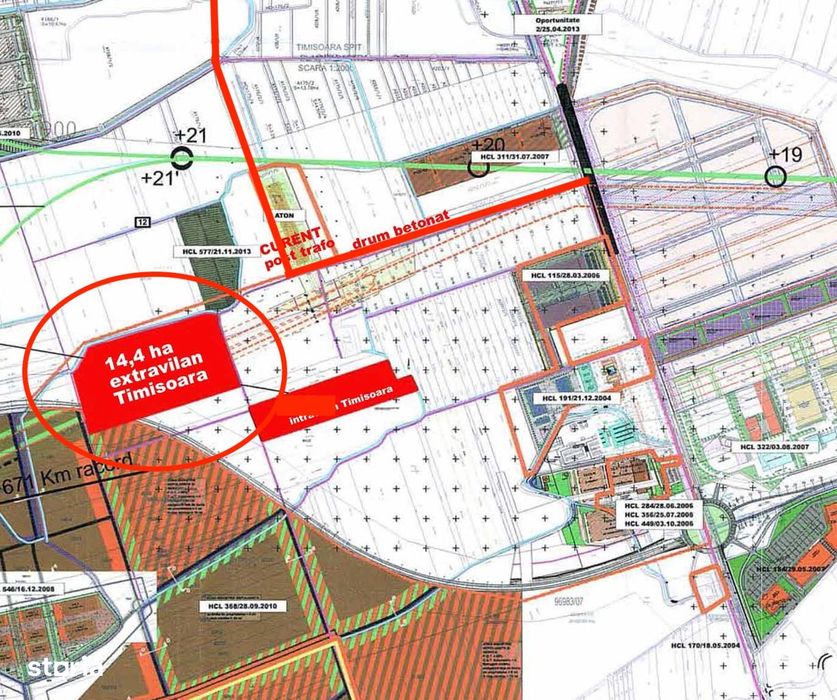Teren comercial de vânzare, 137.000 mp