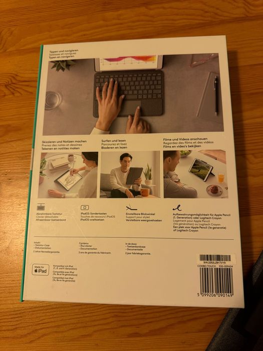 Logitech Combo Touch за iPad 9th Gen