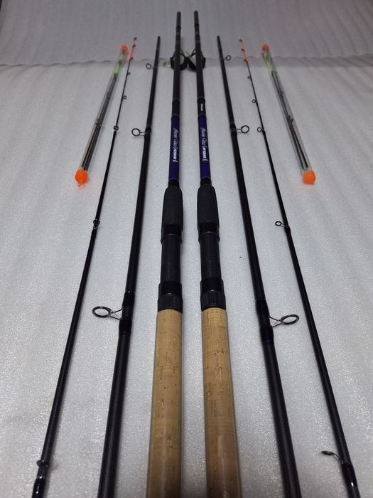 Set 2 Lansete de carbon Saimino TFD 5 Feeder 3.90m 60-180g