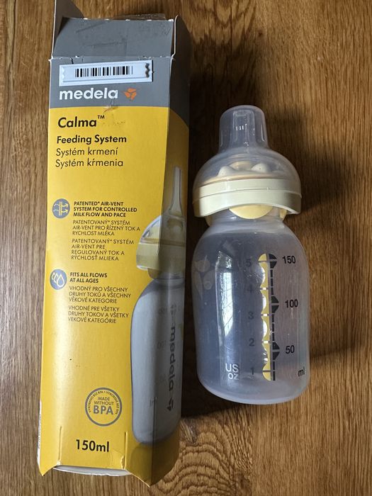 MEDELA calma Шише + биберон Calma 150 мл.