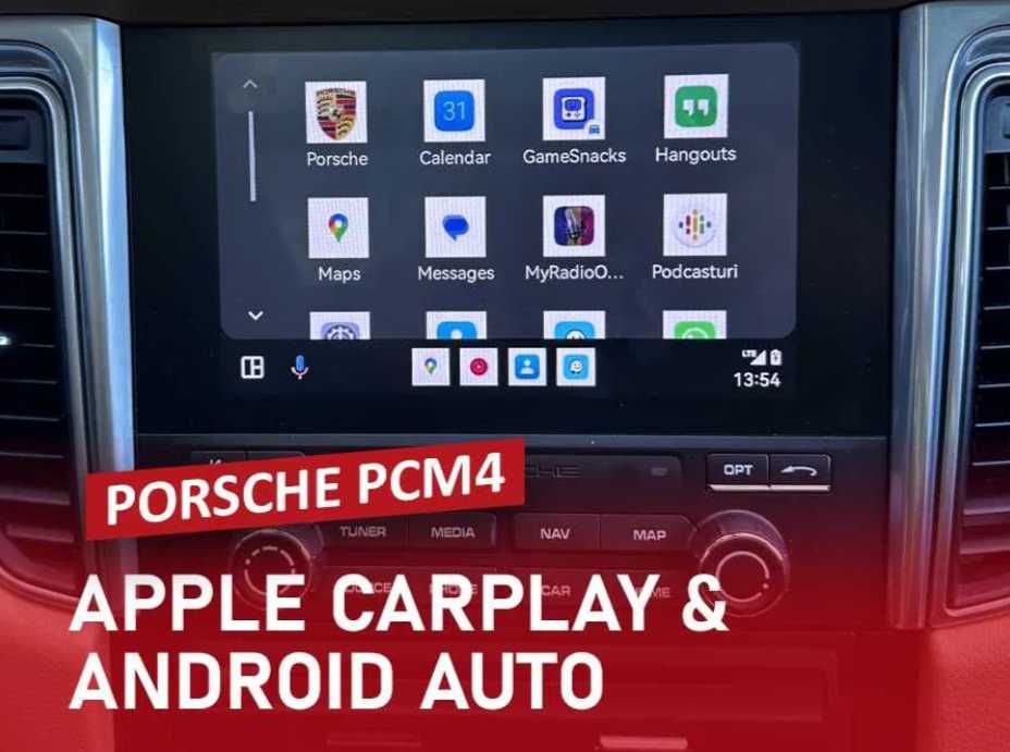 SD Card Activare Apple CarPlay și Android Auto Porsche PCM4 Hărți 2025