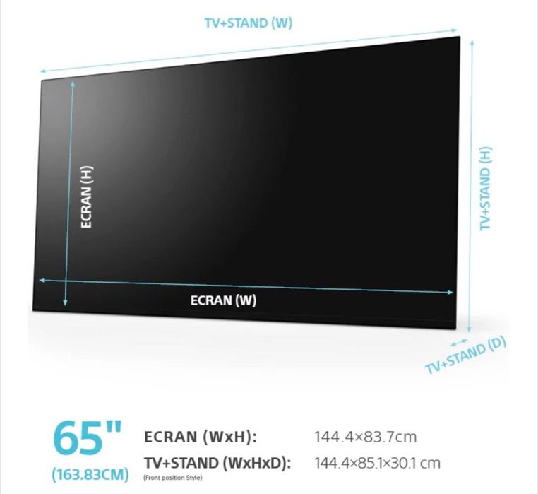 Televizor Sony Bravia Oled 65Ak95, 164cm