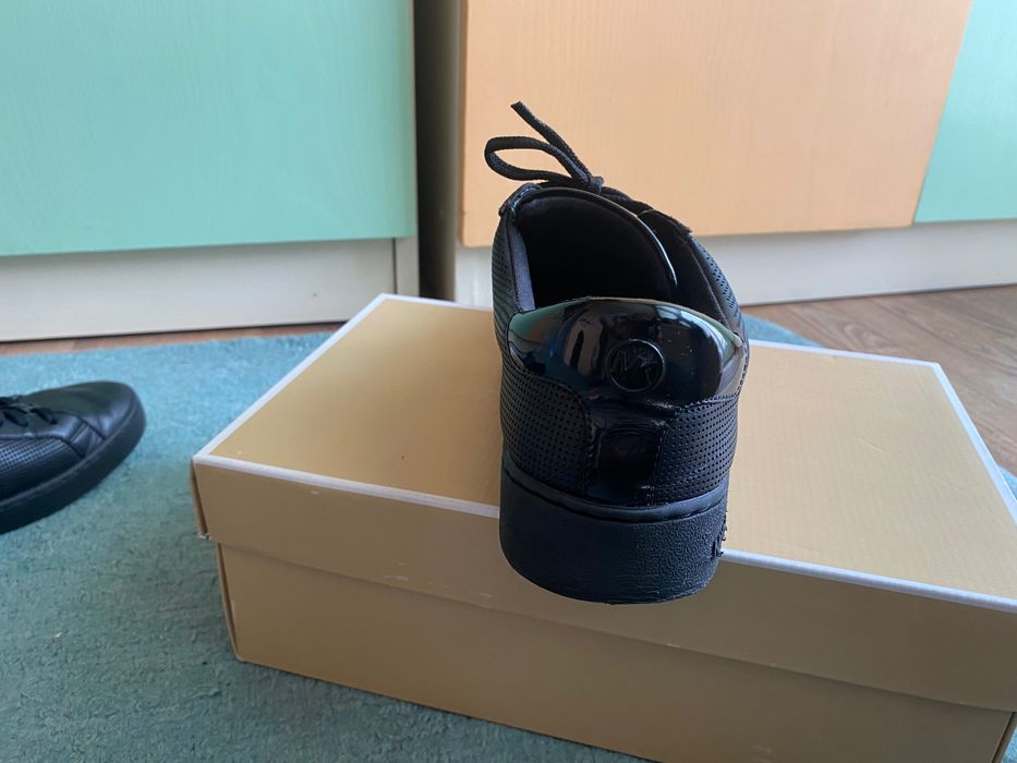 Черни Кецове Michael Kors, кожени, номер IT 38, US8M, носени
