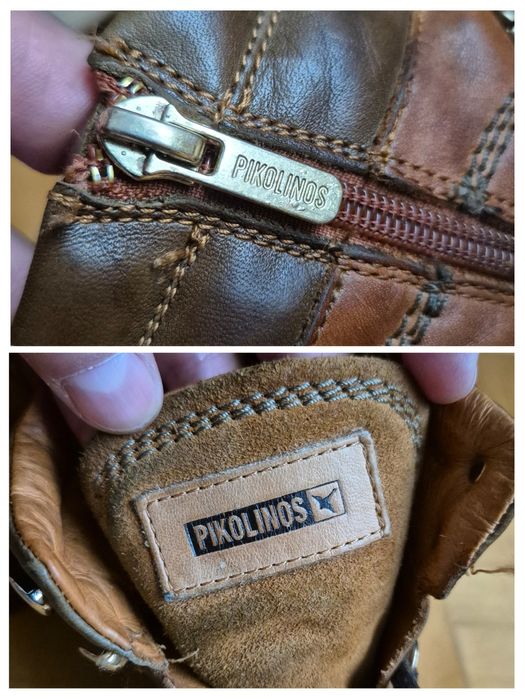 Ghete Pikolinos, Piele Naturală Premium, Made in Spain, Femei - 36