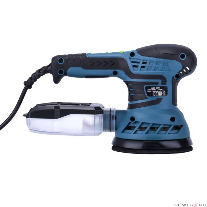 Slefuitor excentric, 125 mm, 6 viteze, 1500 W, Kraft