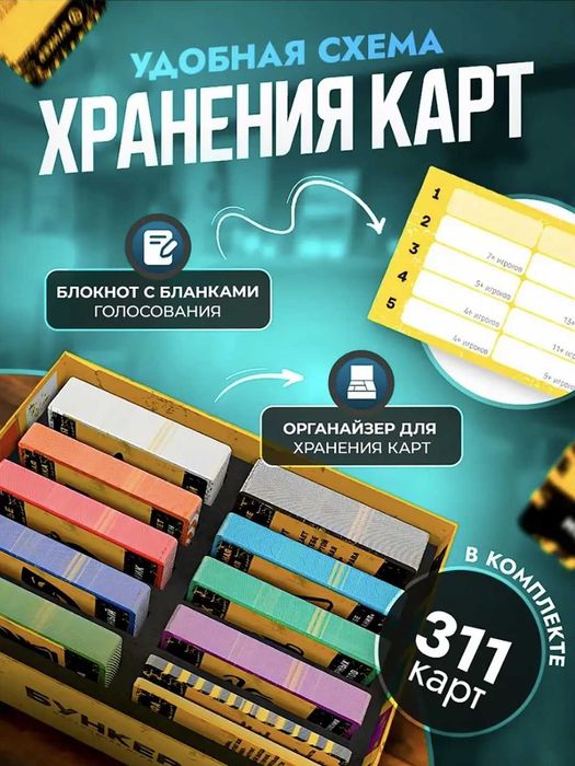 Настольная игра Бункер 3.1 НОВЫЙ