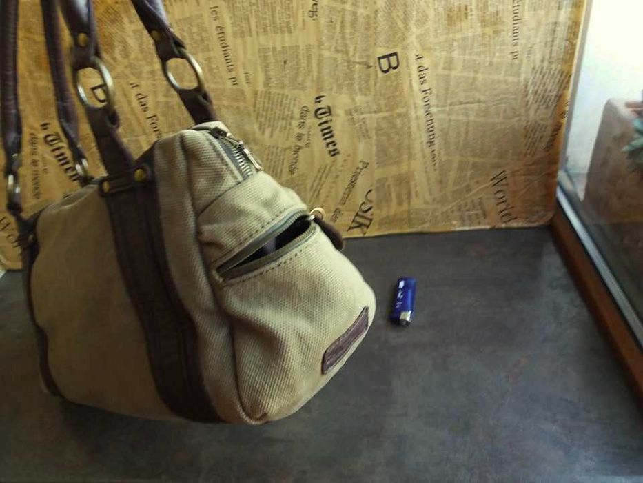 дамска чанта-естествена кожа