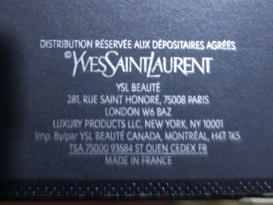 Yves Saint Laurent "Y" Intense Eau De Parfum новый