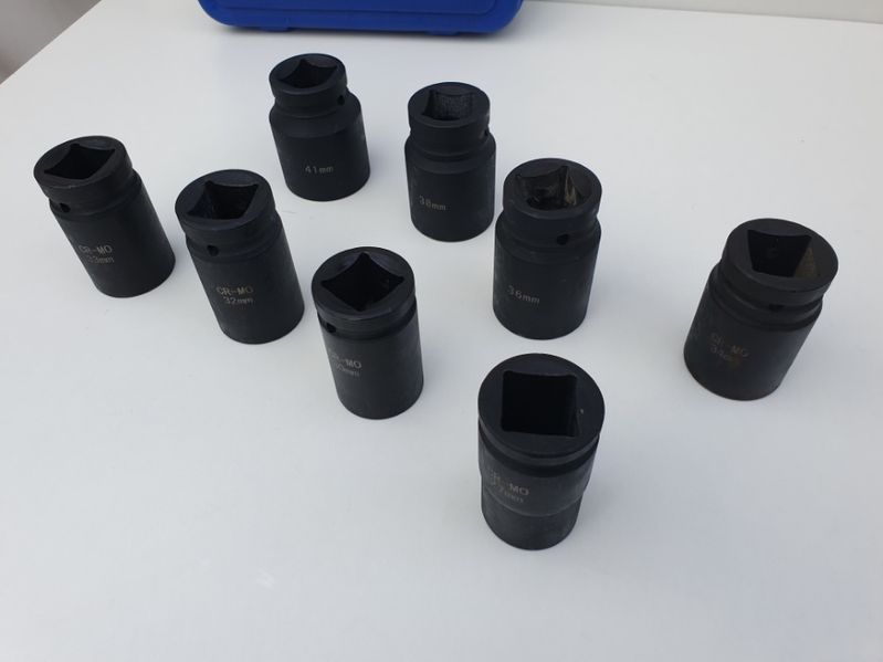 Set trusa chei tubulare impact 1 tol " 8 piese