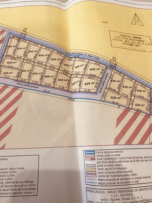 Parcela  Cartierul Grigorescu 2 cu puz si cf