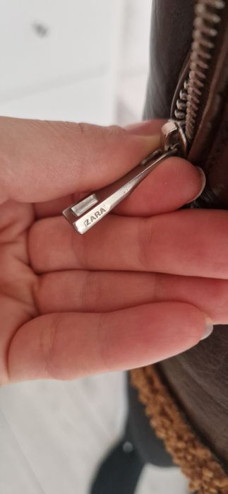 Мъжко кожено яке Zara