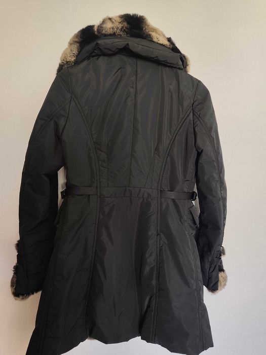 Дамско пролетно палто с чинчила