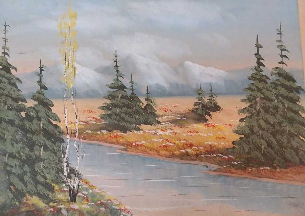 Стара картина в рамка