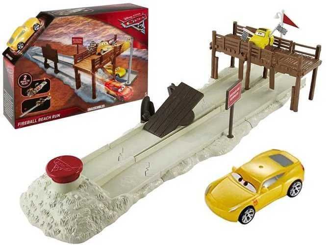 Игрален комплект с количка- Fireball Beach Run - Disney / Cars 3