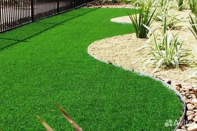 Искуственная трава. Газон