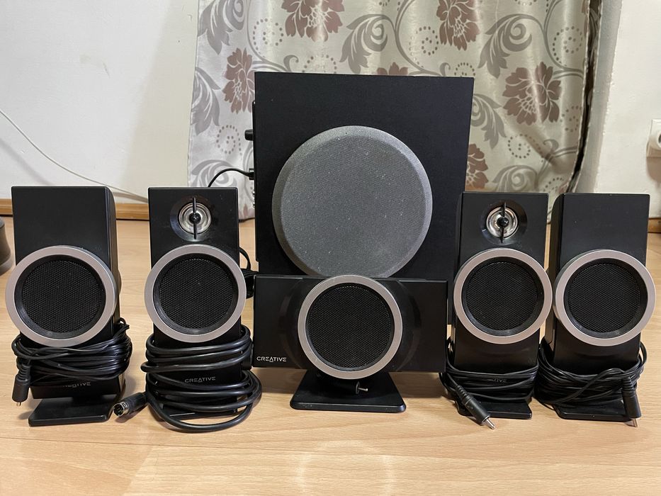 Sistem Audio 5.1 Creative T6060 – Sunet Puternic, Bass Profund