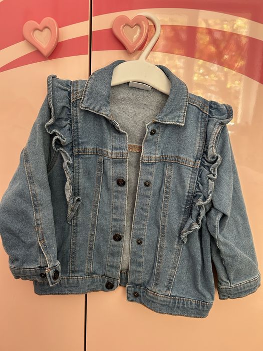 Geaca jeans  98 cm, 2-3 ani