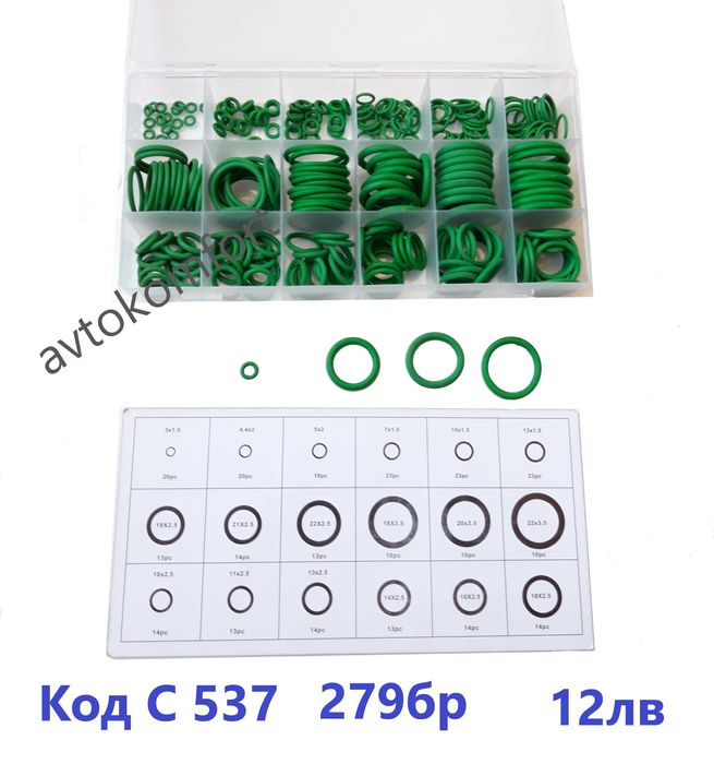 Дифтунги Гресьорки Комплект О Пръстени Пружини Шплент Гайки Клеми