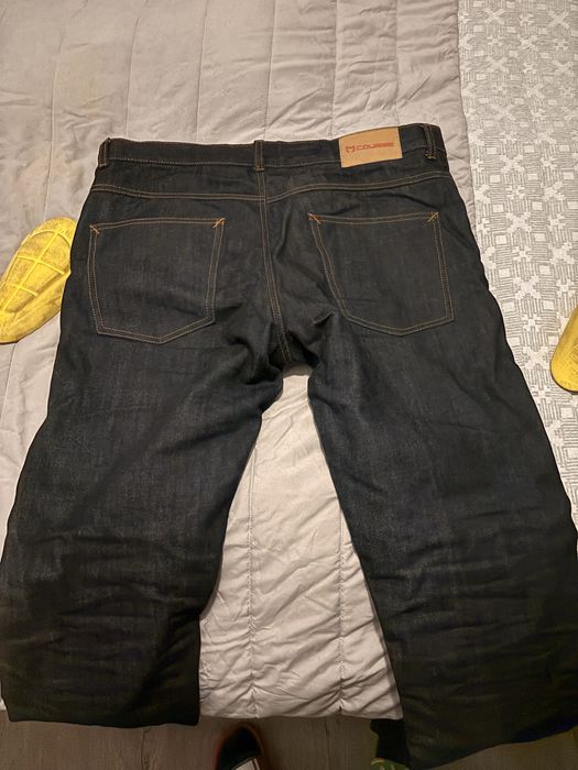 Pantaloni moto course masura 34/32 protectii genunchi si sold