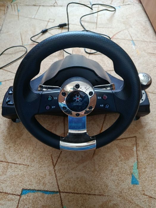 Volan gaming MYRIA MG7419 (PS3/PS4/PC/XBOX ONE/S) garantie prelungita 2 ani, folosit o dată