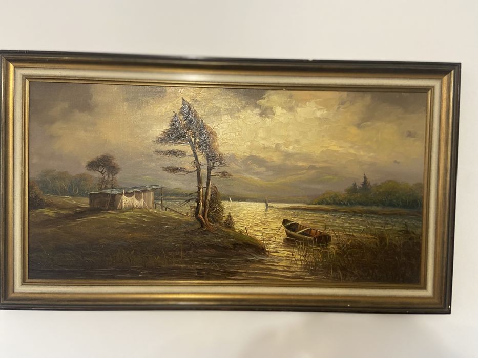 Tablou , ulei pe pânză , dimensiuni 65/115 cm