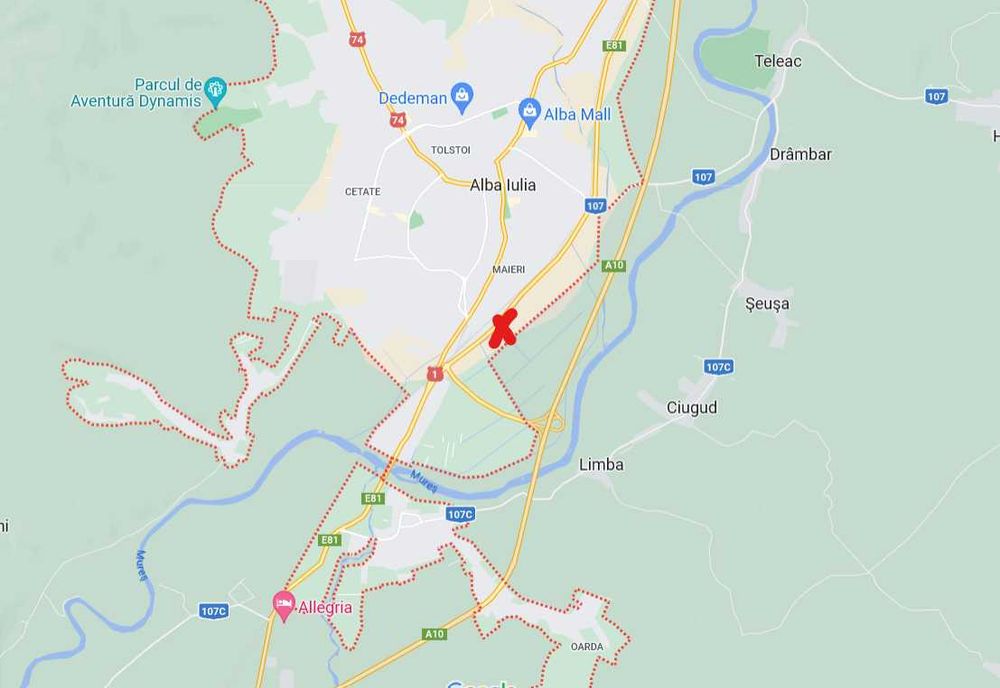 teren centura alba iulia