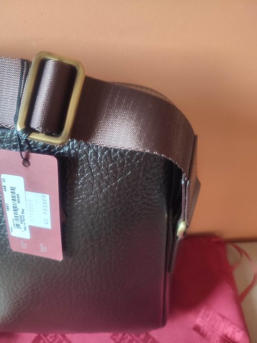 Мъжка чанта PETEK естествена кожа.