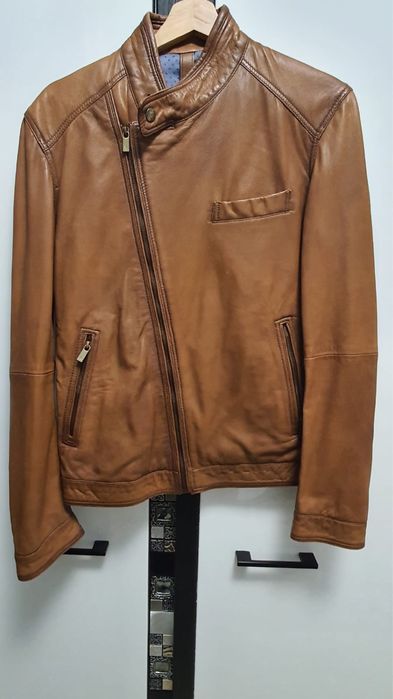 Geaca piele naturala Massimo Dutti