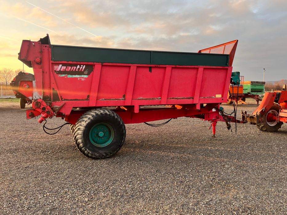 Mig de împrastiat gunoi Remorca Jeantil 13 tone