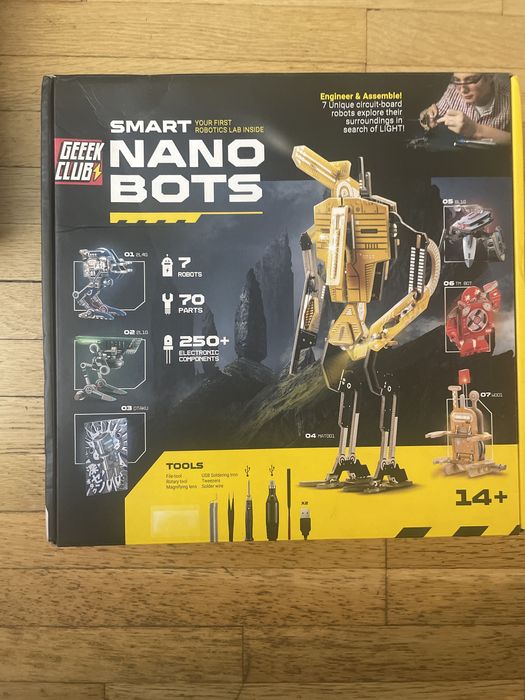 Nano bots Greek Club robots създай роботи