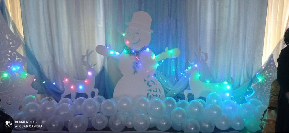 Новогодние детали из пенопласта