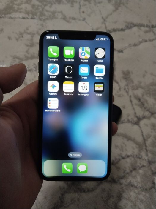 Айфон х 64гб серый