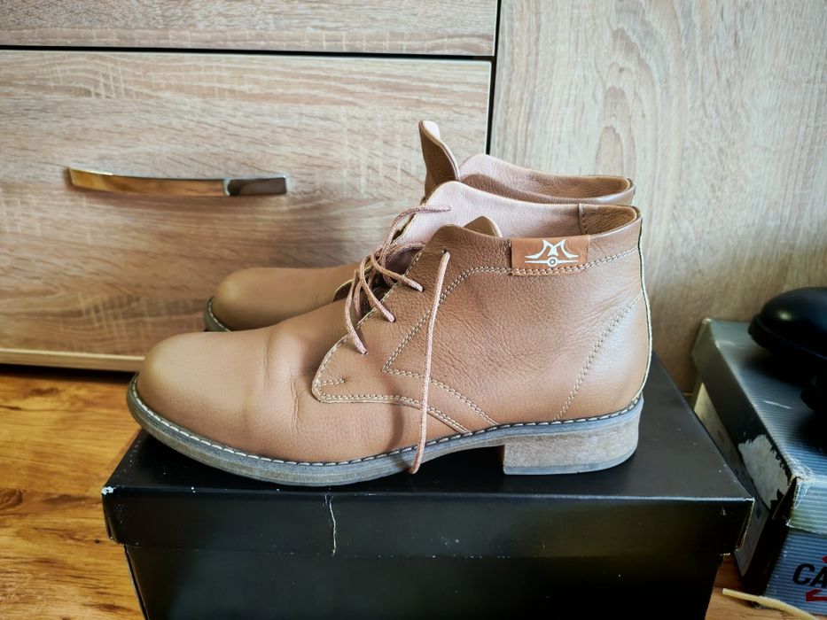 Дамски обувки /боти - кларкове естествена кожа 41номер