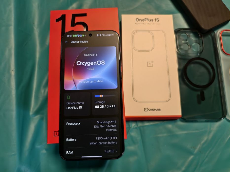 Oneplus 15, 16GB, 512GB