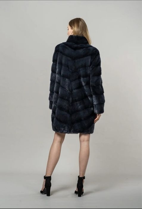 Шуба из меха норки р 44