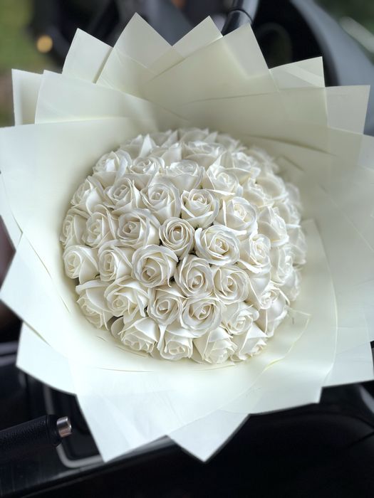 Buchet de flori din sapun