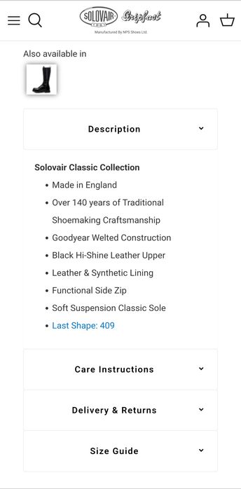 Bocanci din piele Solovair