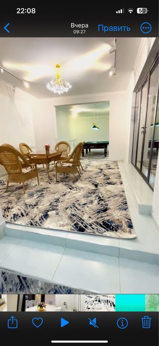 Дача с зимним бассейном, сауной и бильярдом